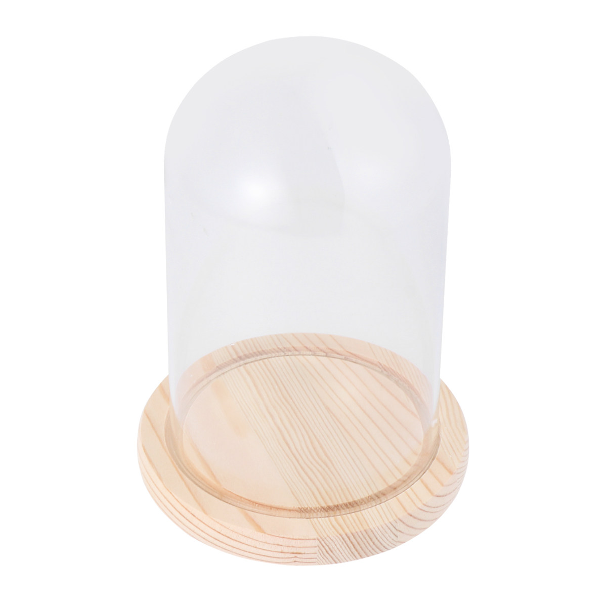 9x15cm Elegant Glass Dome for  - Plastic Dome Clear recension och pris