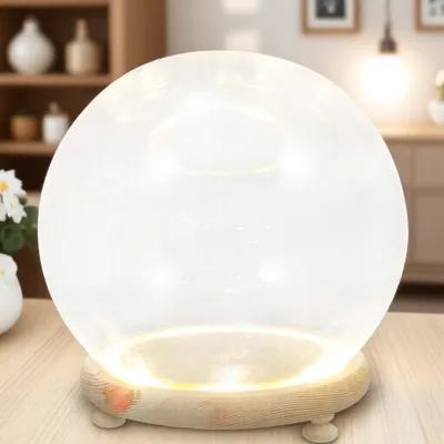 Preserved Flower Glass Dome Cl - Plastic Dome Clear recension och pris