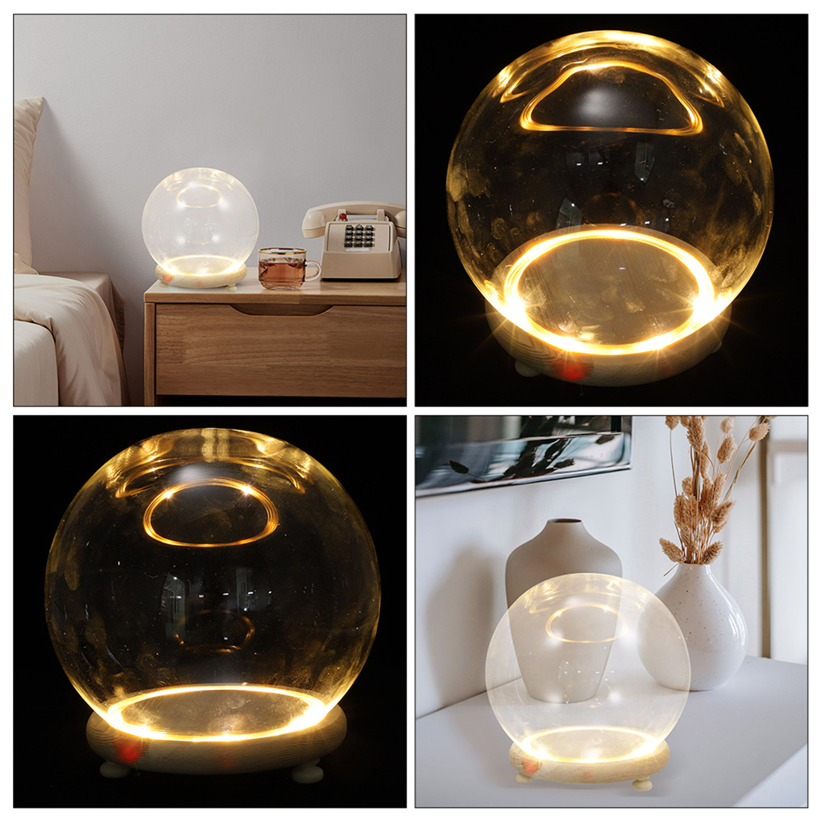 Glass Dome Display Case Preser - Plastic Dome Clear recension och pris