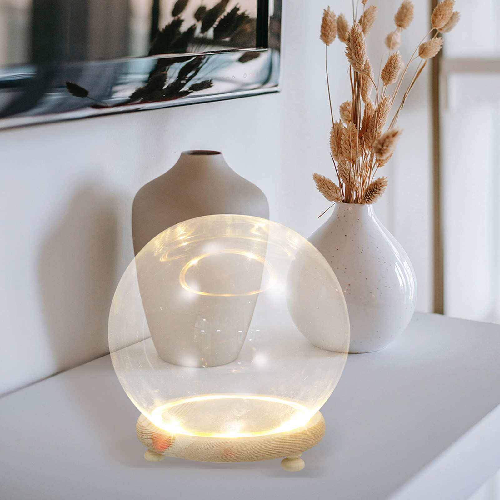 Glass Dome Display Case Preser - Plastic Dome Clear recension och pris